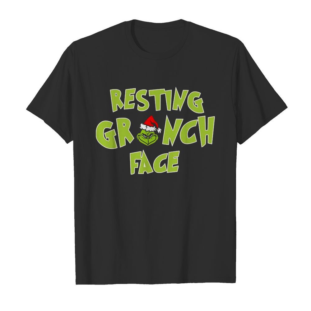 The Grinch Santa Resting Grinch Face shirt