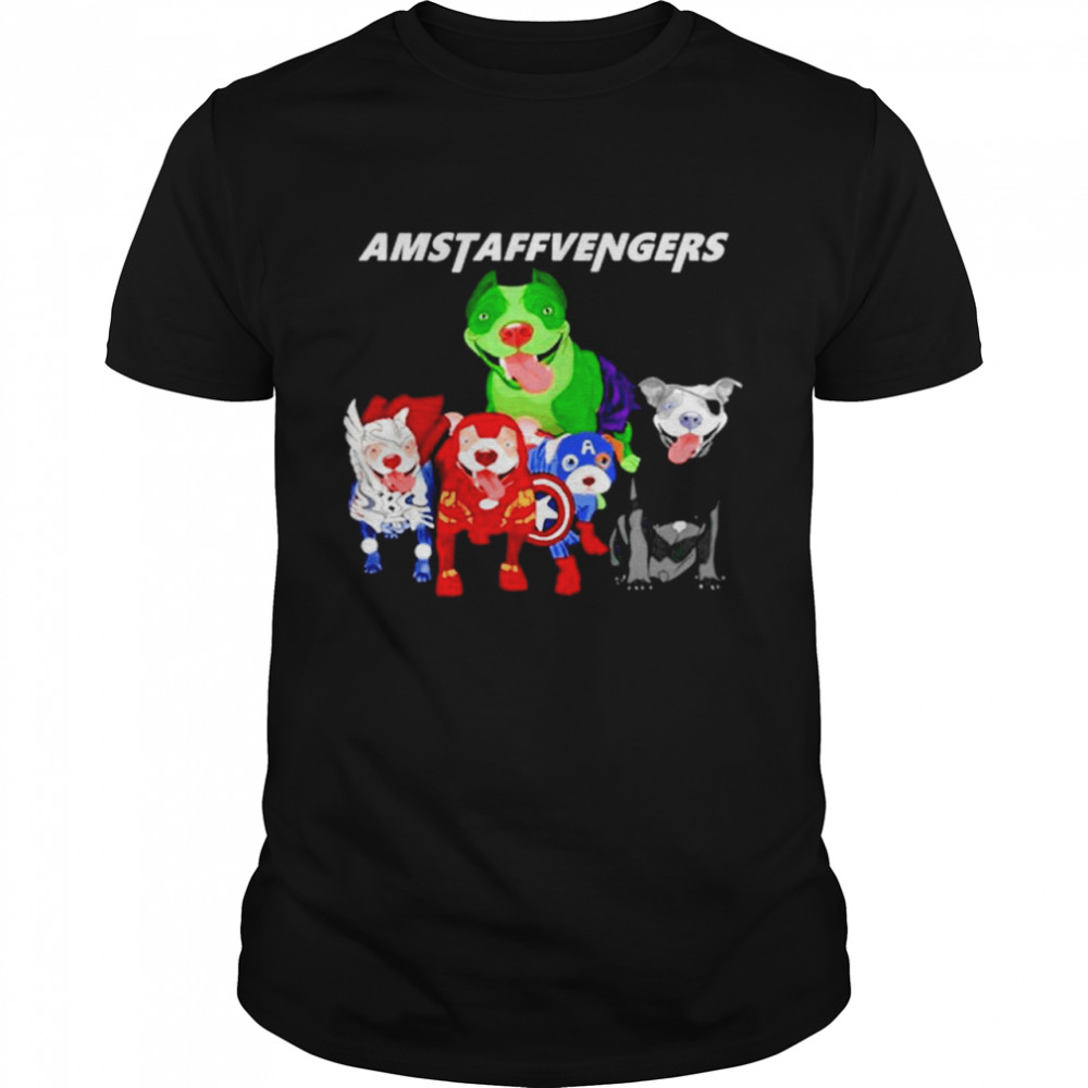 The Marvel Avengers Amstaffvengers shirt