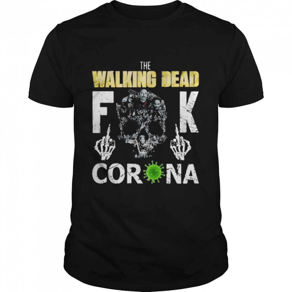 The Walking Dead Fuck Corona  Classic Men's T-shirt