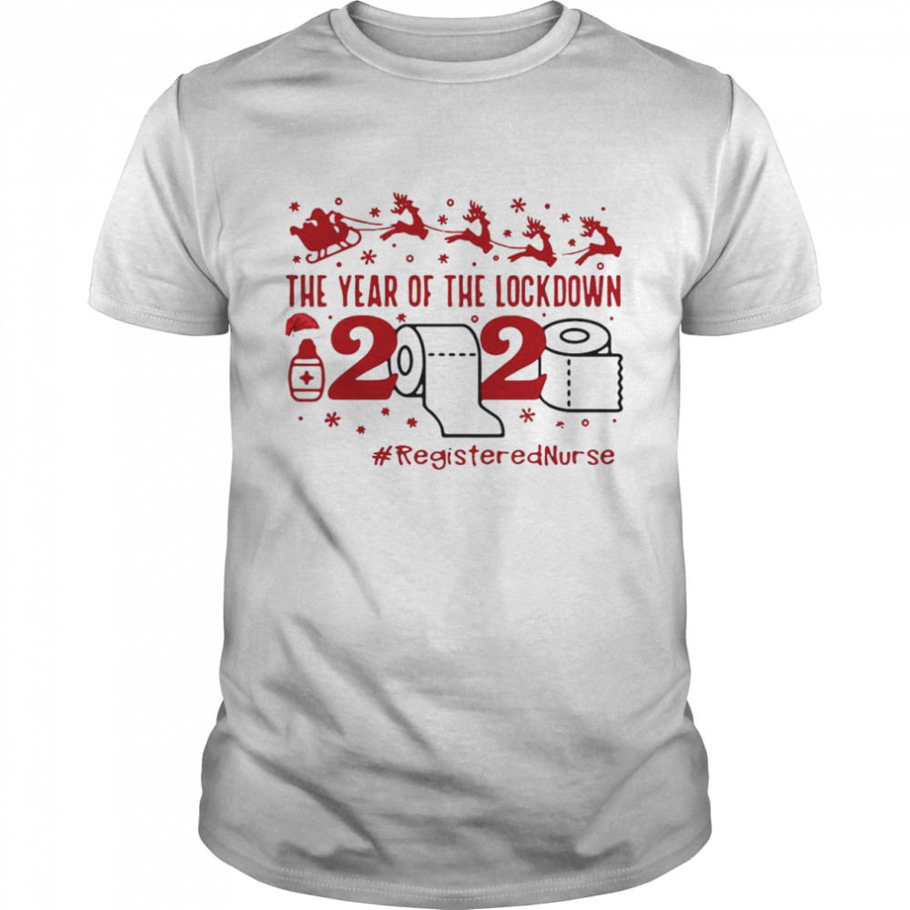 The Year Of The Lockdown 2020 #RegisteredNurse Ugly Christmas shirt