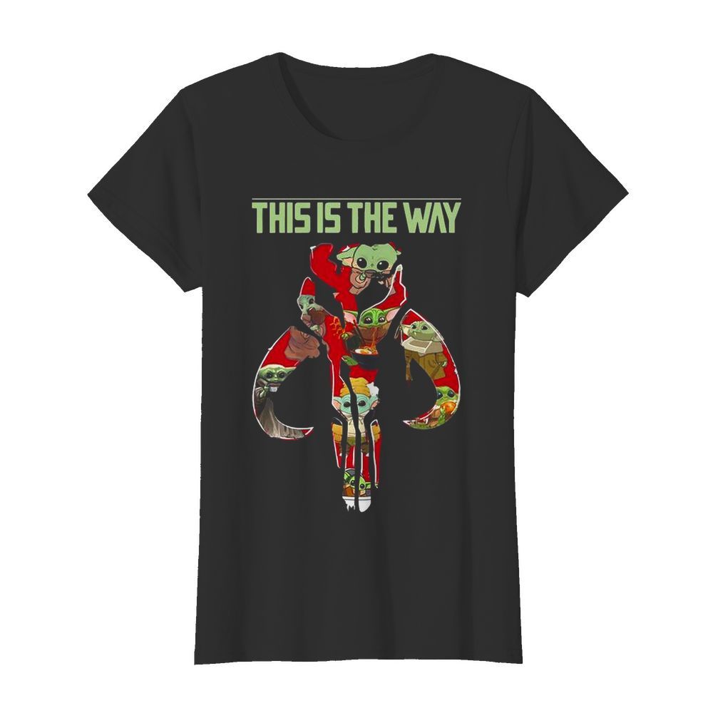 This Is The Way Baby Yoda Mandalorian  Classic Women's T-shirt