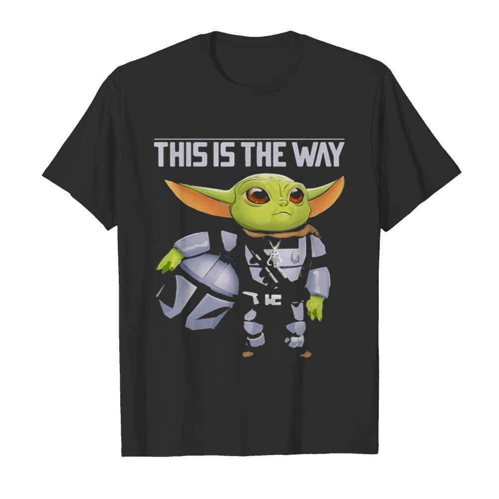 This Is The Way The Mandalorian Star Wars Baby Yoda  Classic Men's T-shirt