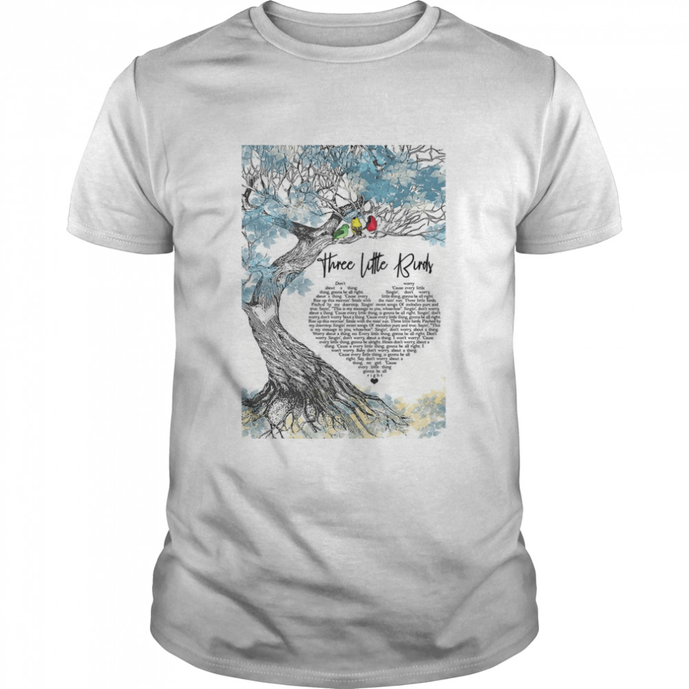 Three Little Birds Love  Classic Men's T-shirt