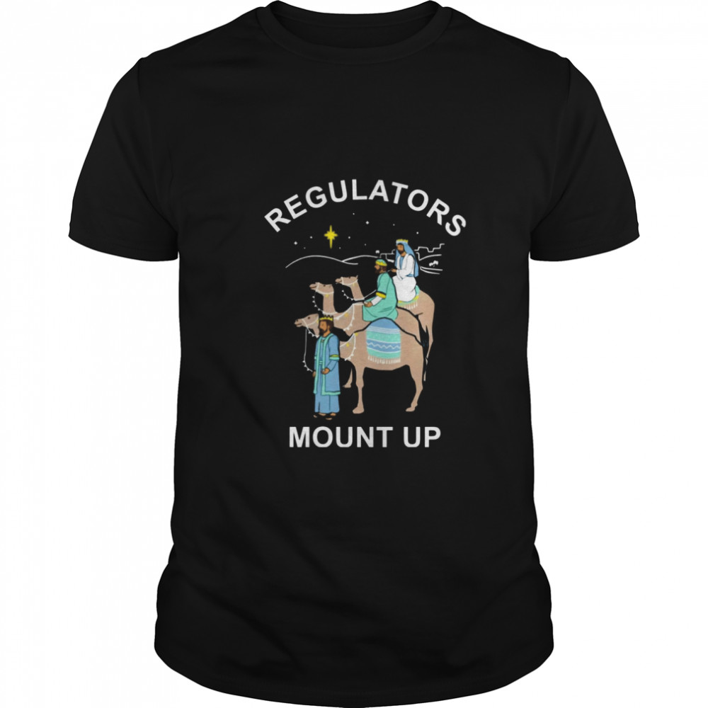 Three king regulators mount up shirt