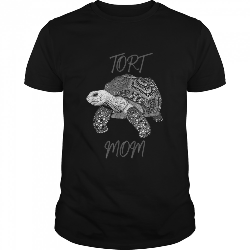 Tort Mom Sulcata African Spurred Tortoise Turtle Shell shirt