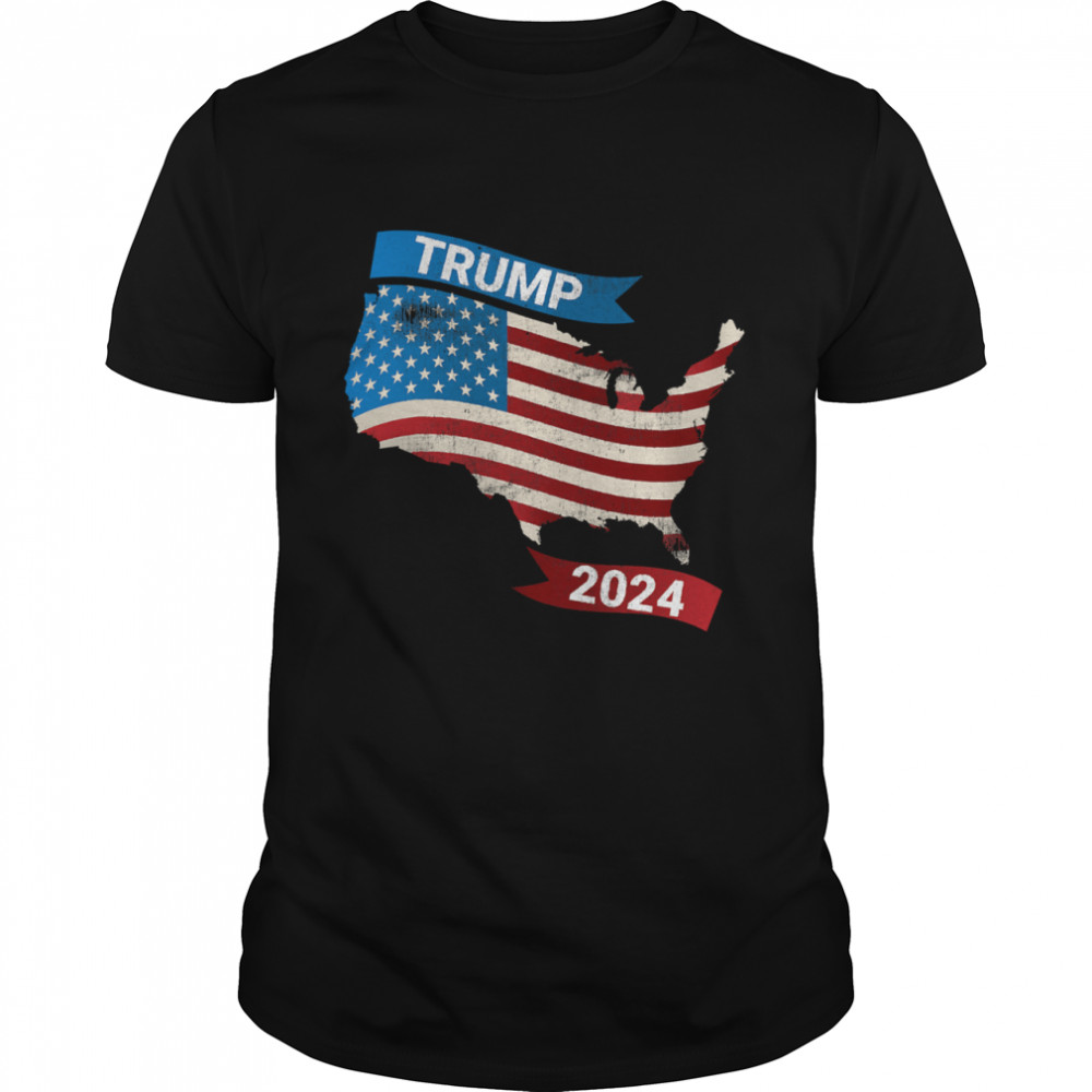 Trump 2024 American Flag Vote shirt