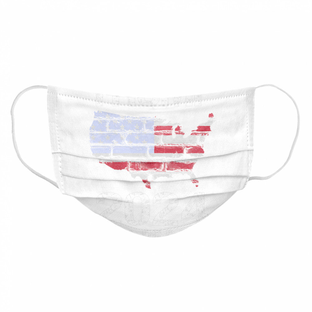 Trump 2024 He'll Be Back American Flag Wall Election  Cloth Face Mask