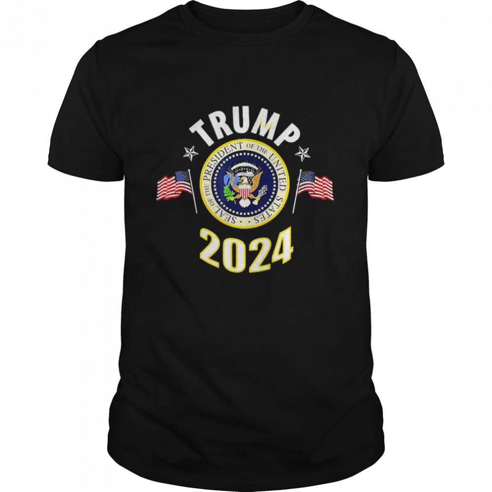 Trump 2024 Presidential Seal Flag Us shirt