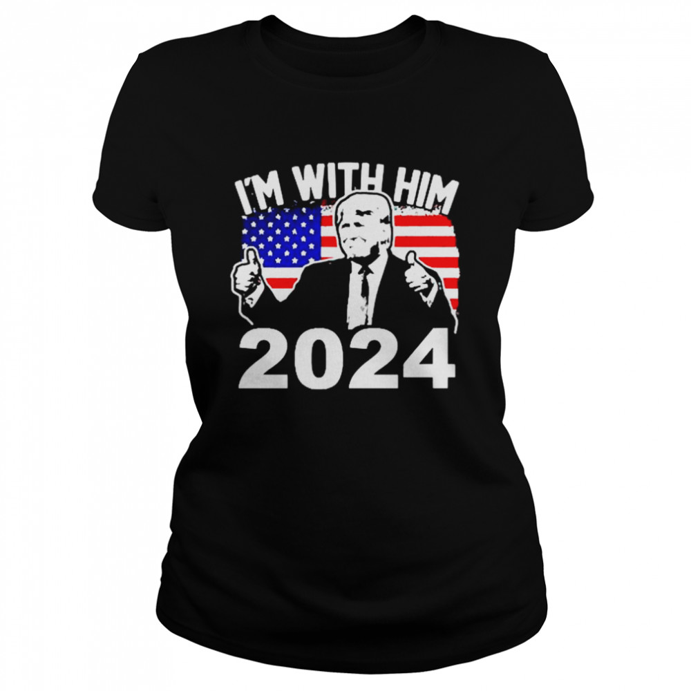 Trump Im with Him 2024  Classic Women's T-shirt