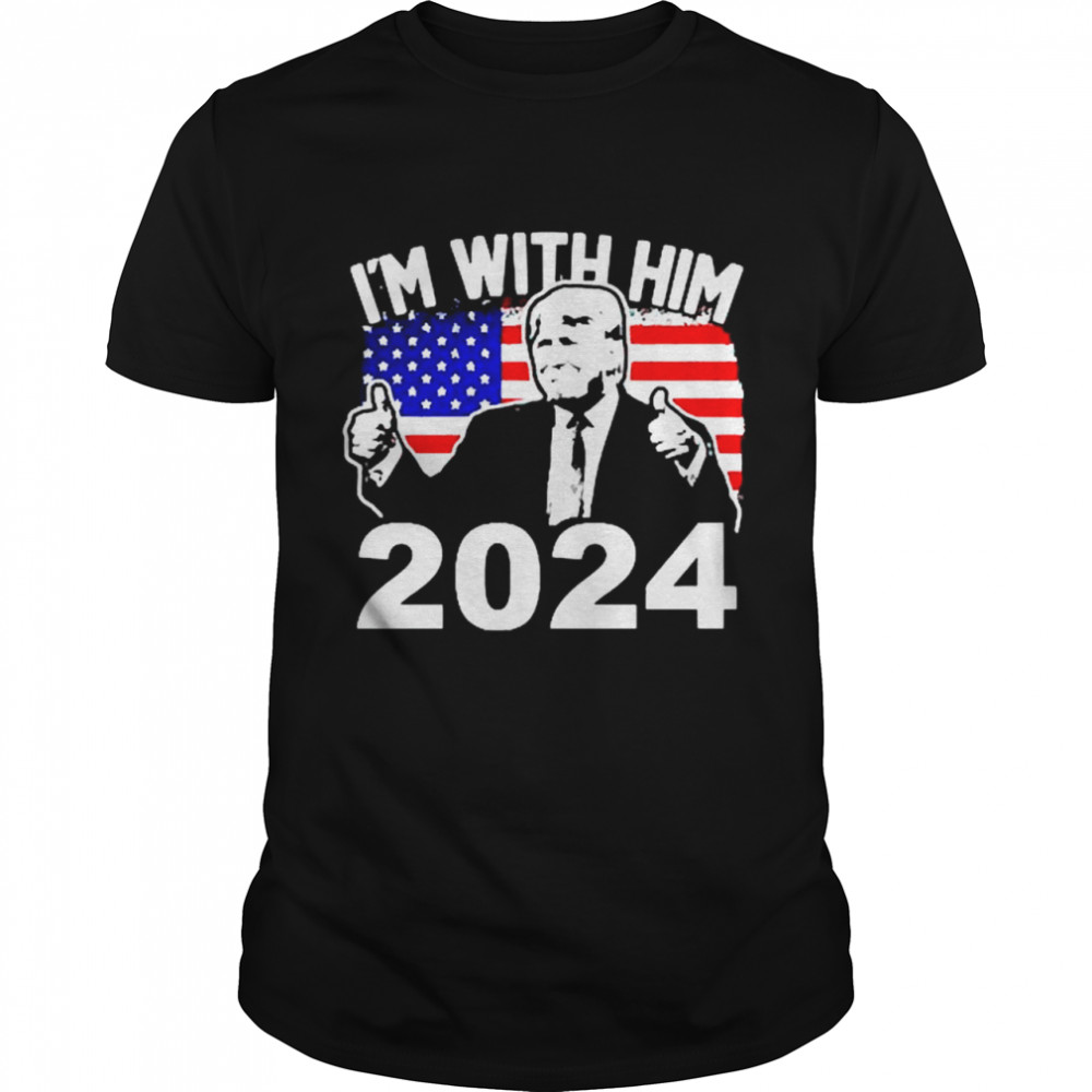 Trump Im with Him 2024  Classic Men's T-shirt