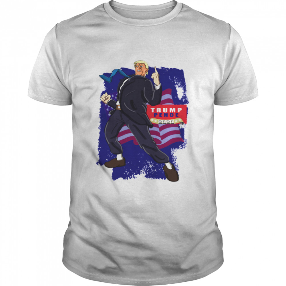 Trump Pence 2020 American Flag shirt