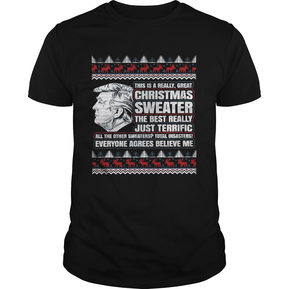 Trump Ugly Christmas Sweater The Best Really shirt