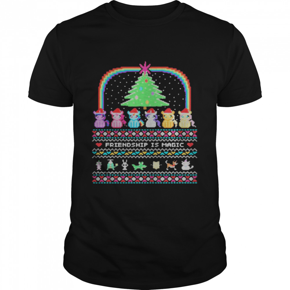 Unicorn Friendship Is Magic Ugly Christmas shirt