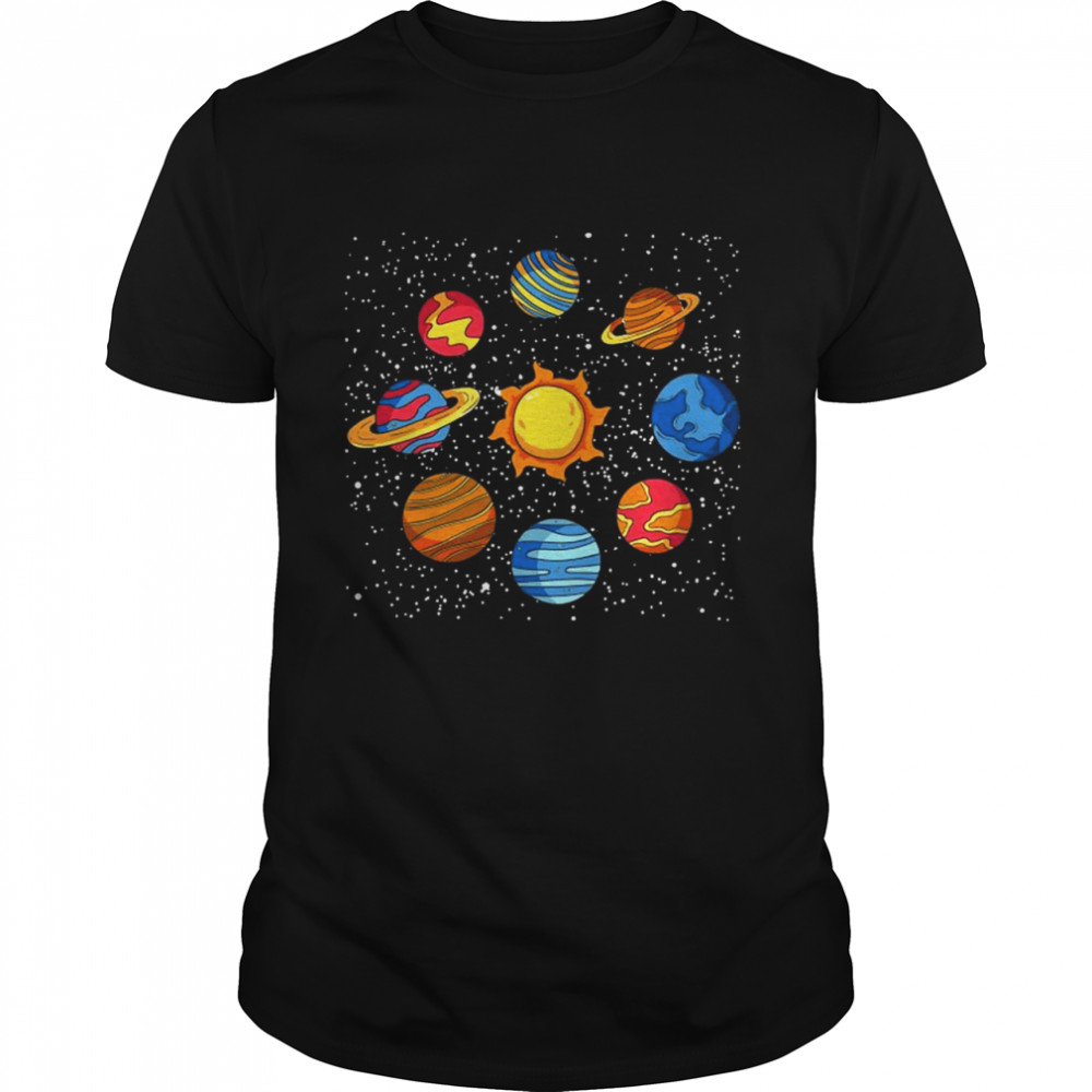 Universe Planets Gift Idea Science Lover Astronomy shirt