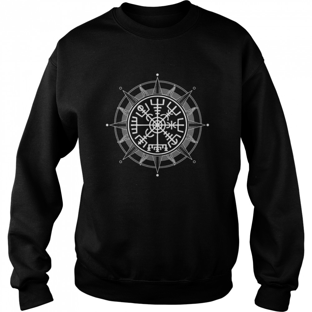 Vegvisir Viking Compass Runes Nordic Mythology  Unisex Sweatshirt