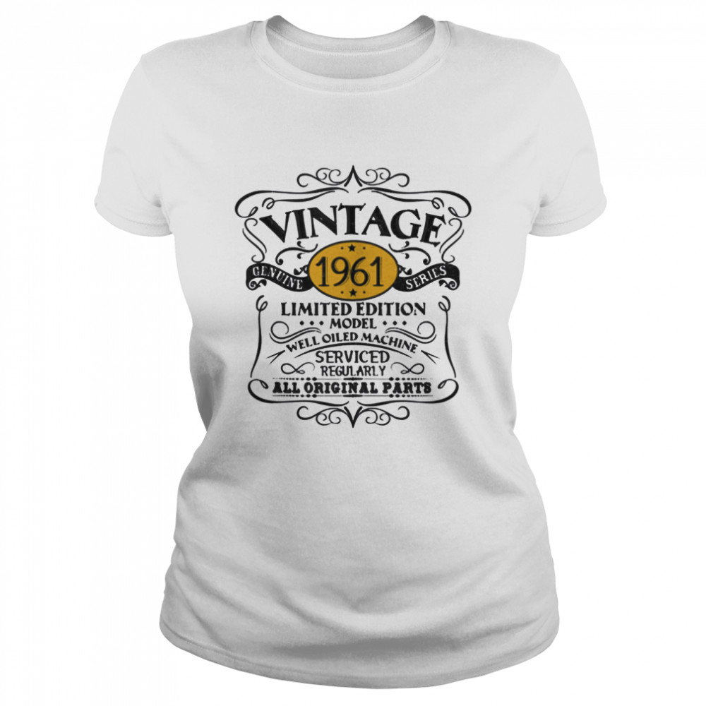 Vintage 1961 60th Birthday Original  Classic Women's T-shirt