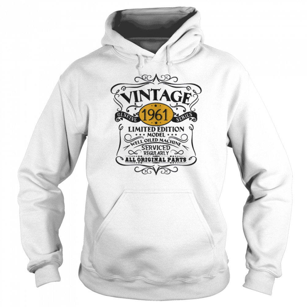 Vintage 1961 60th Birthday Original  Unisex Hoodie