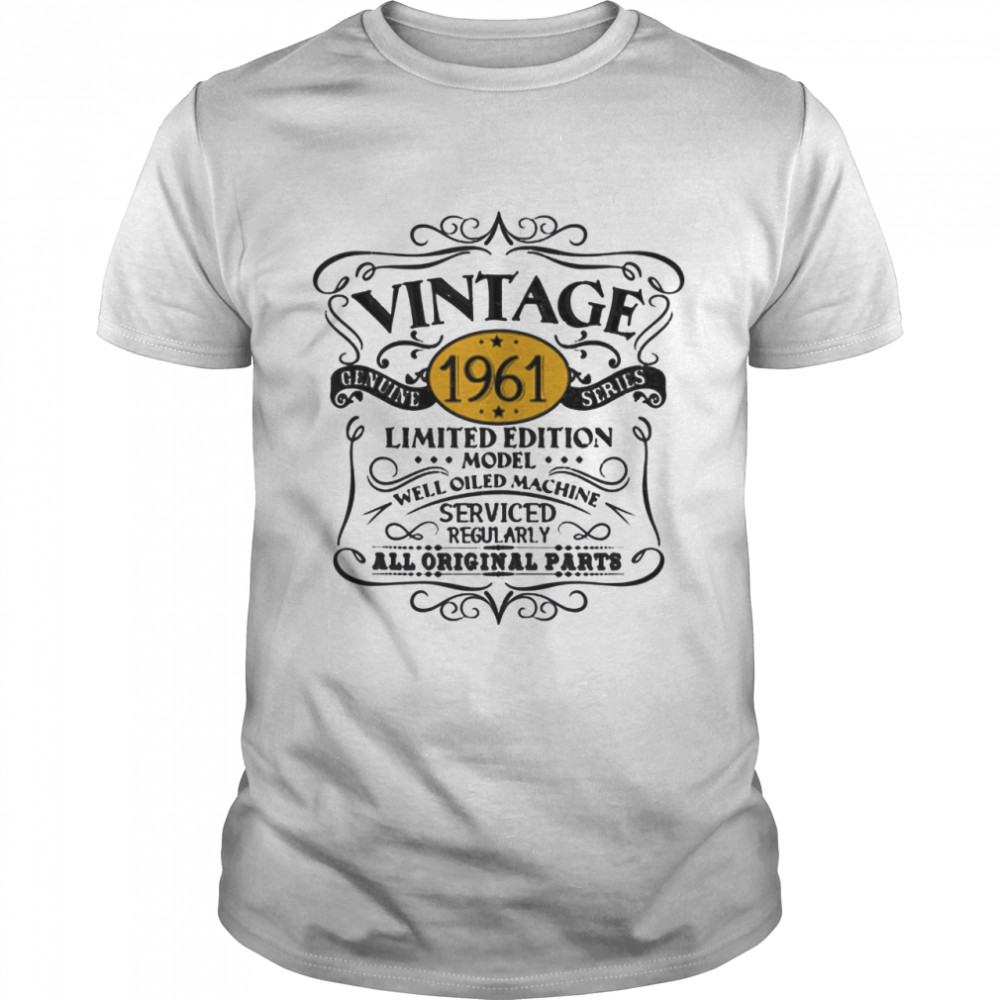 Vintage 1961 60th Birthday Original  Classic Men's T-shirt