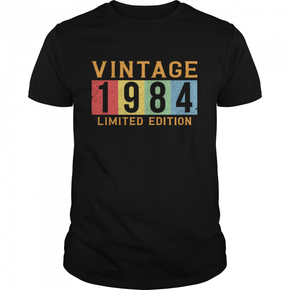 Vintage Made Born 1984 Birthday shirt