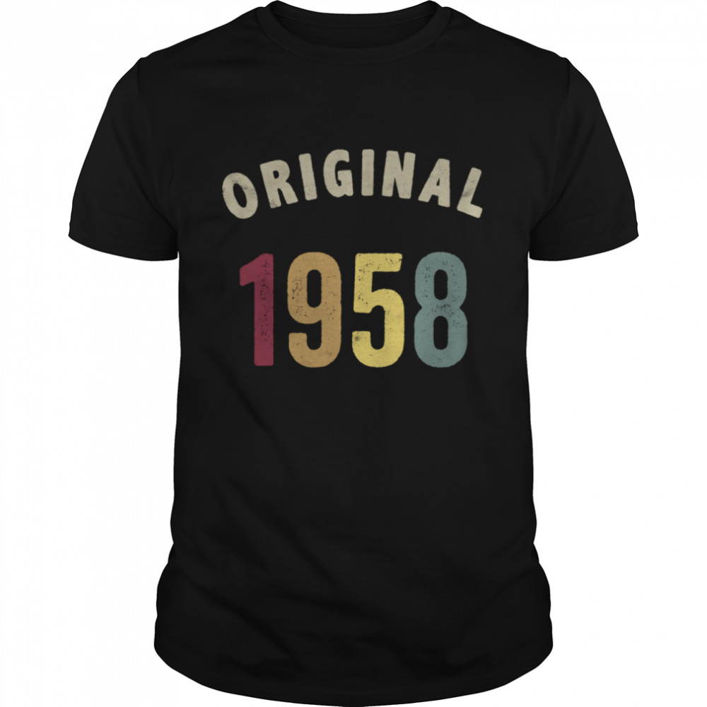 Vintage Original 1958 63rd Birthday shirt