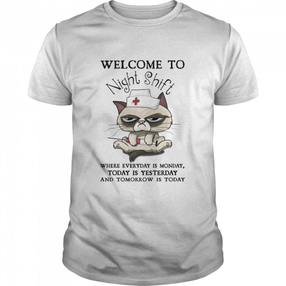 Welcome To Night Shift  Classic Men's T-shirt