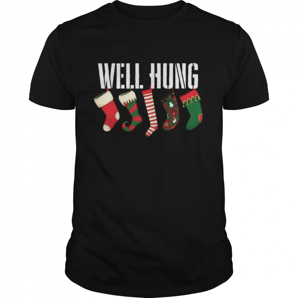 Well Hung Stocking Christmas shirt