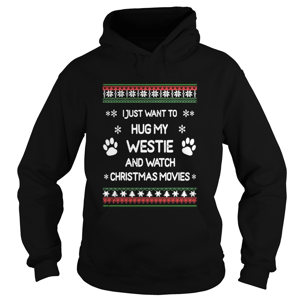 Westie Christmas Xmas Pajama  Hoodie