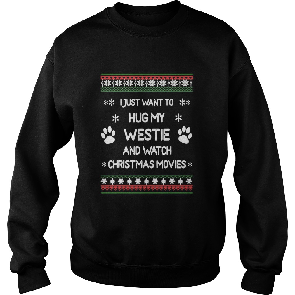 Westie Christmas Xmas Pajama  Sweatshirt