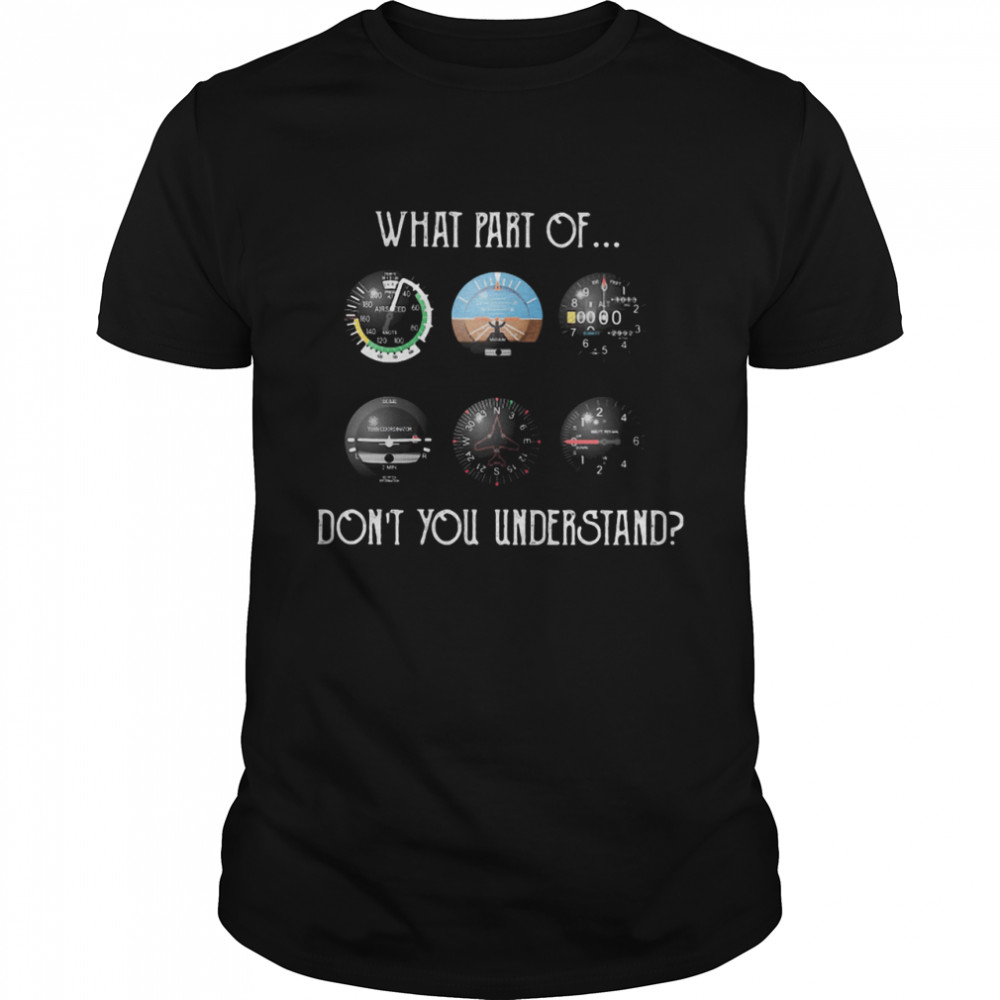 What Part Of Don’t You Understand Kilometer Meter shirt