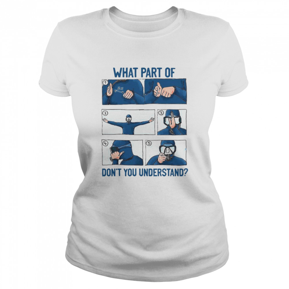 What Part Of Don’t You Understand  Classic Women's T-shirt