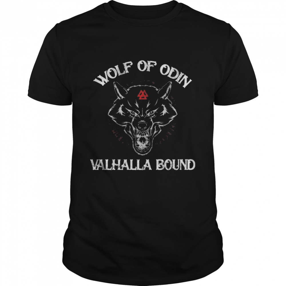 Wolf Of Odin Valhalla Bound Symbol shirt