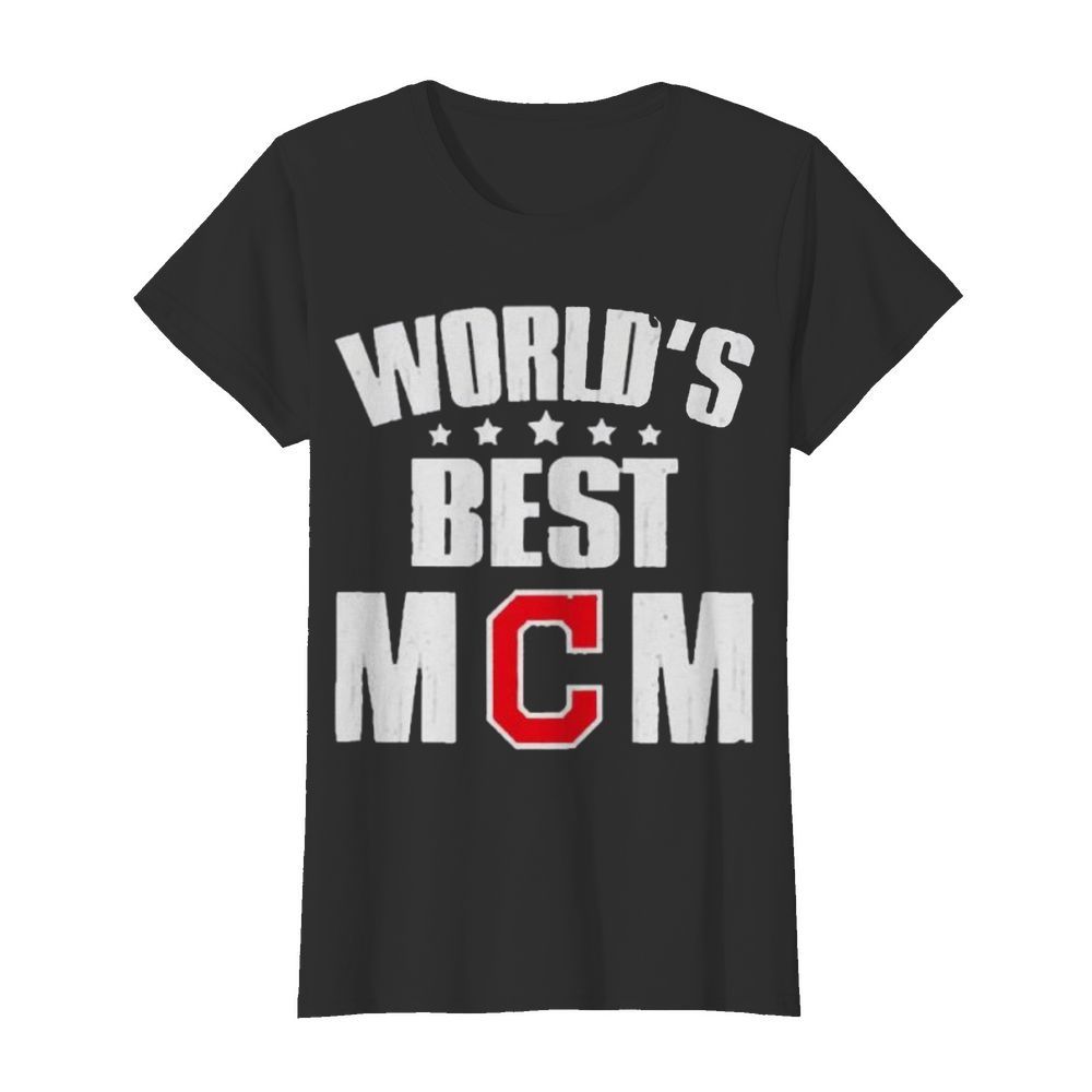 Worlds Best Cleveland Indians Mom  Classic Women's T-shirt