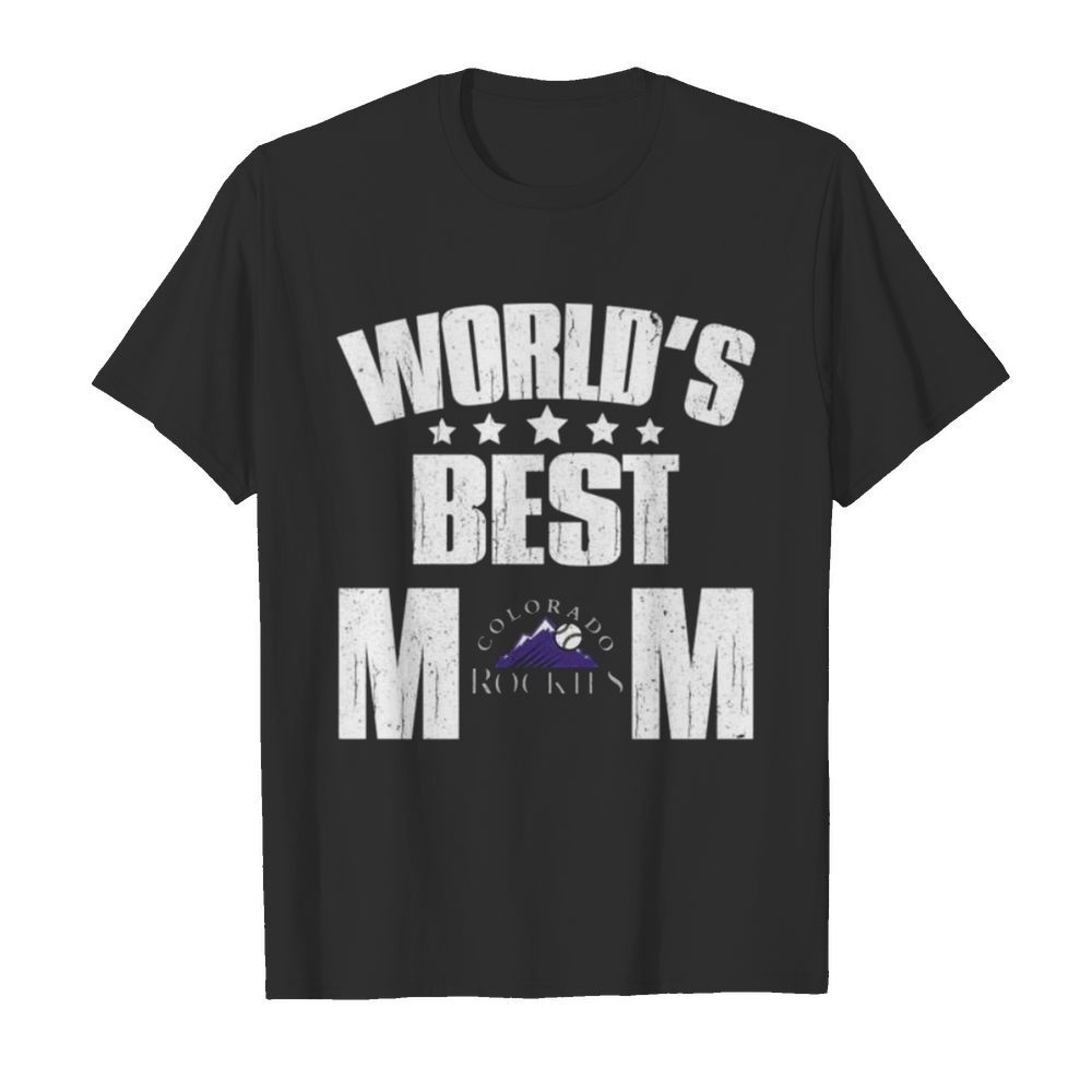 World’s Best Colorado Rockies Mom shirt