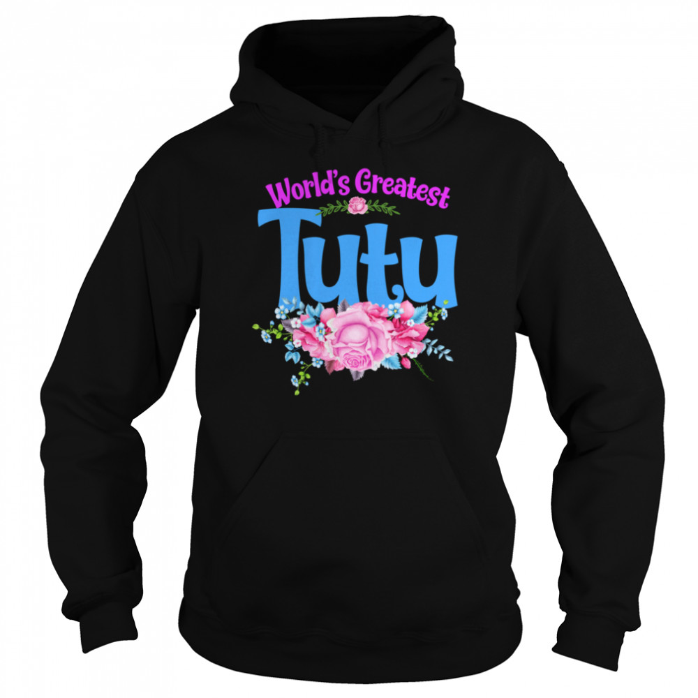 World’s Greatest Tutu American Grandma  Unisex Hoodie