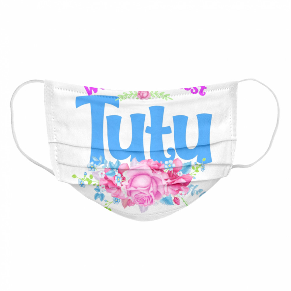 World’s Greatest Tutu American Grandma  Cloth Face Mask