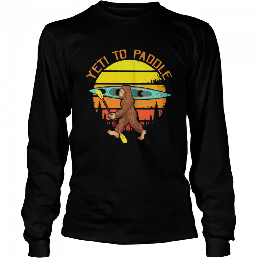 Yeti To Padole Apeman Forest Vintage  Long Sleeved T-shirt