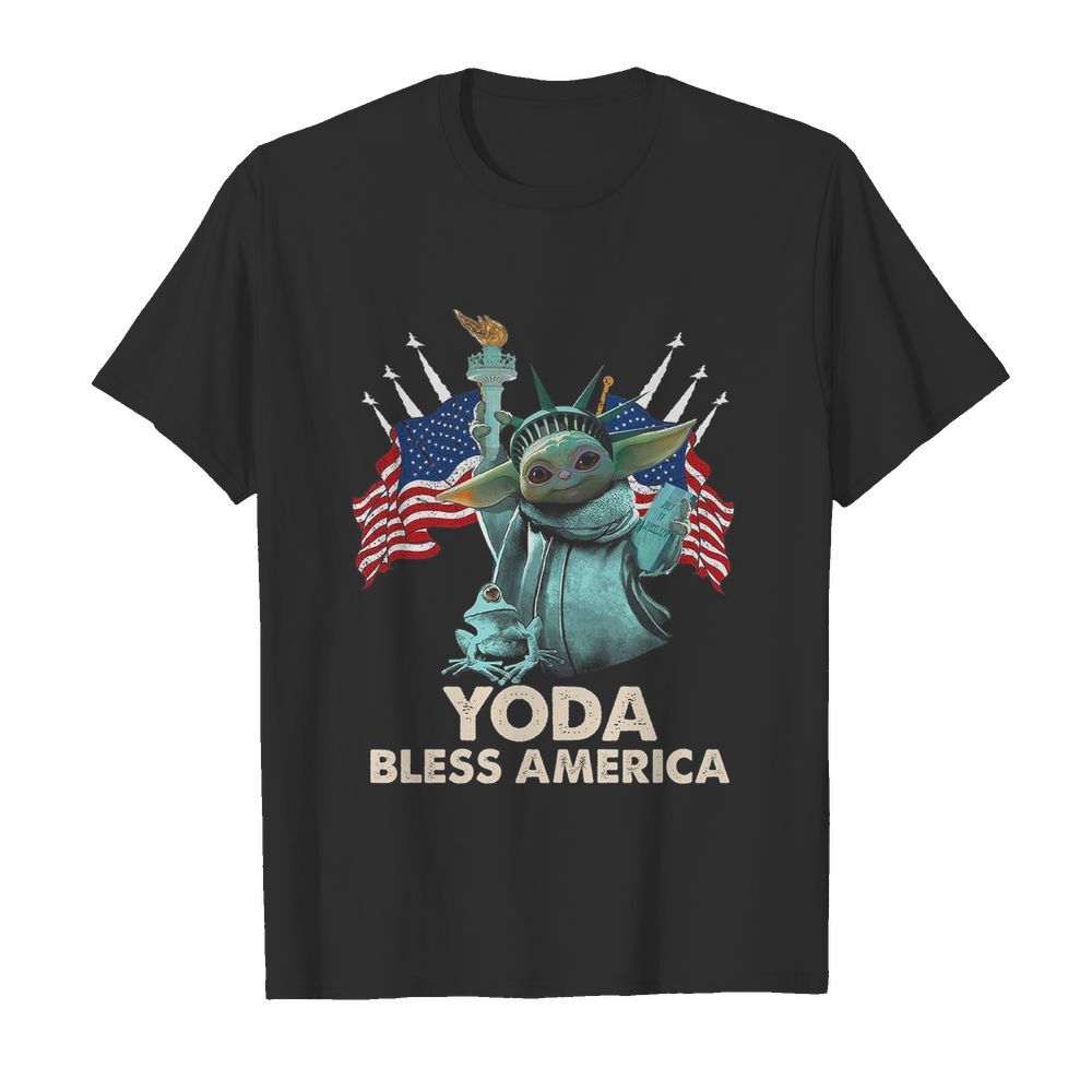 Yoda Bless America shirt