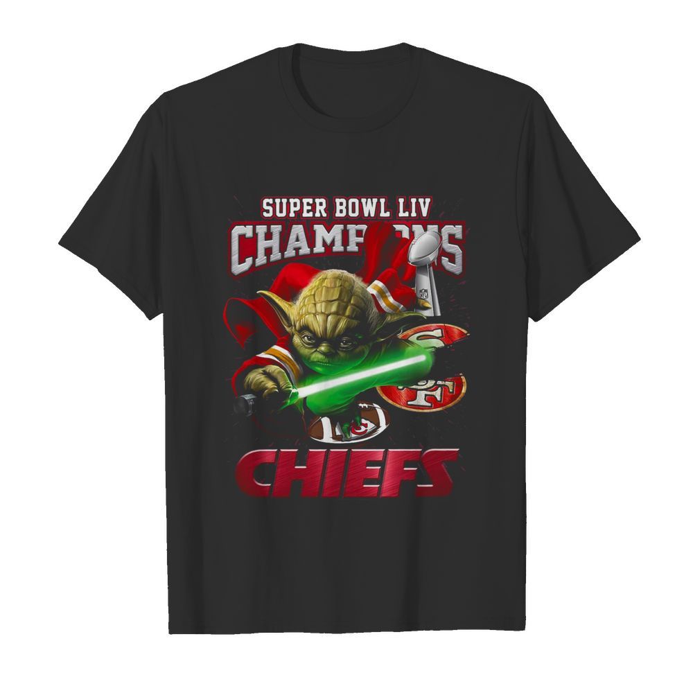 Yoda Super Bowl LIV Champions Kansas City Chiefs  Classic Men's T-shirt