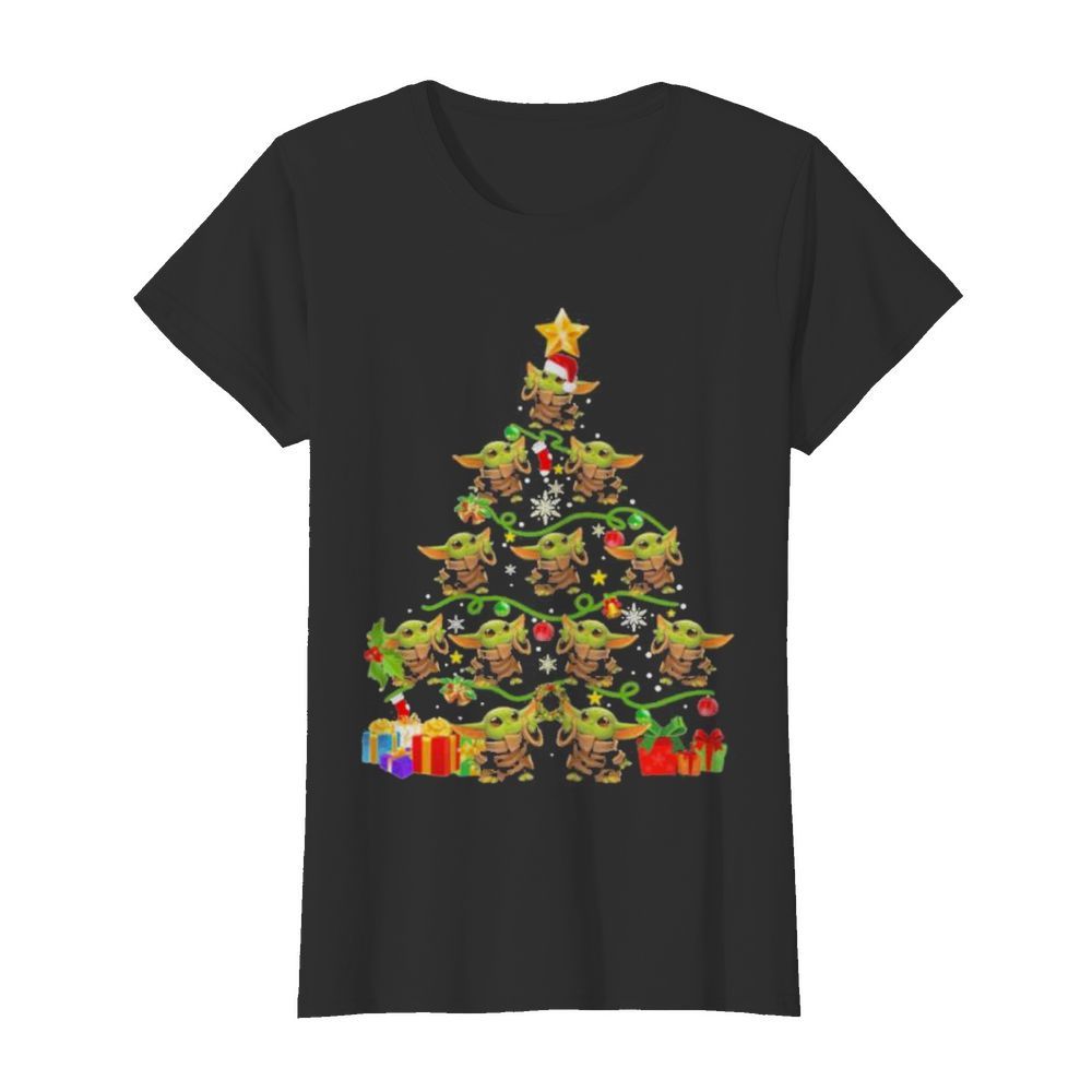 baby yoda christmas tree pine  Classic Women's T-shirt