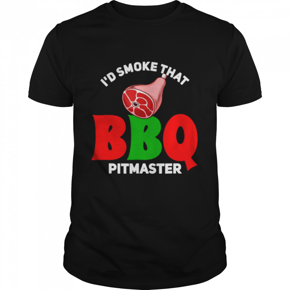 id smoke that bbq pitmaster shirt