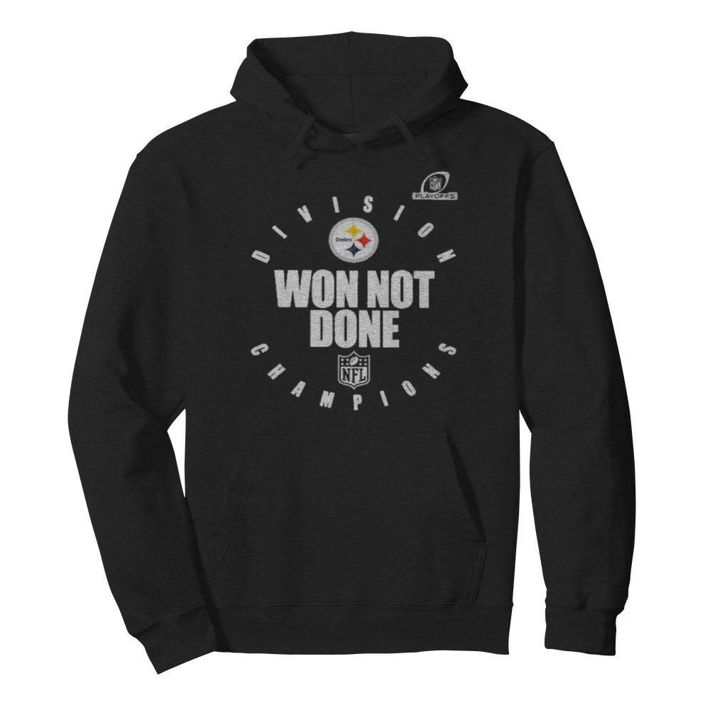 pittsburgh steelers champions 2020 won not done  Unisex Hoodie