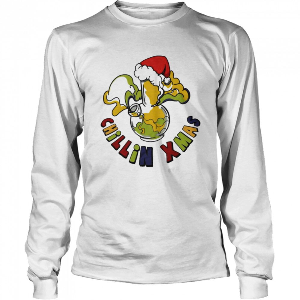 santa air jordan 5 chillin xmas  Long Sleeved T-shirt