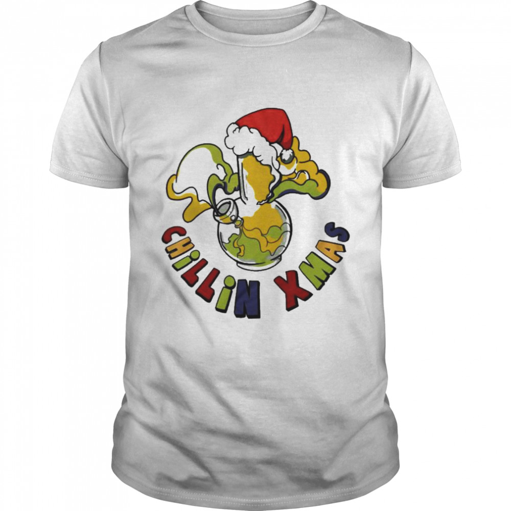 santa air jordan 5 chillin xmas  Classic Men's T-shirt