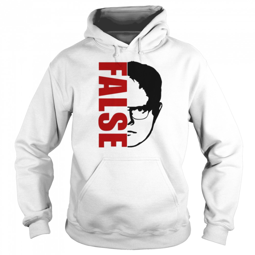 the office dwight schrute false  Unisex Hoodie