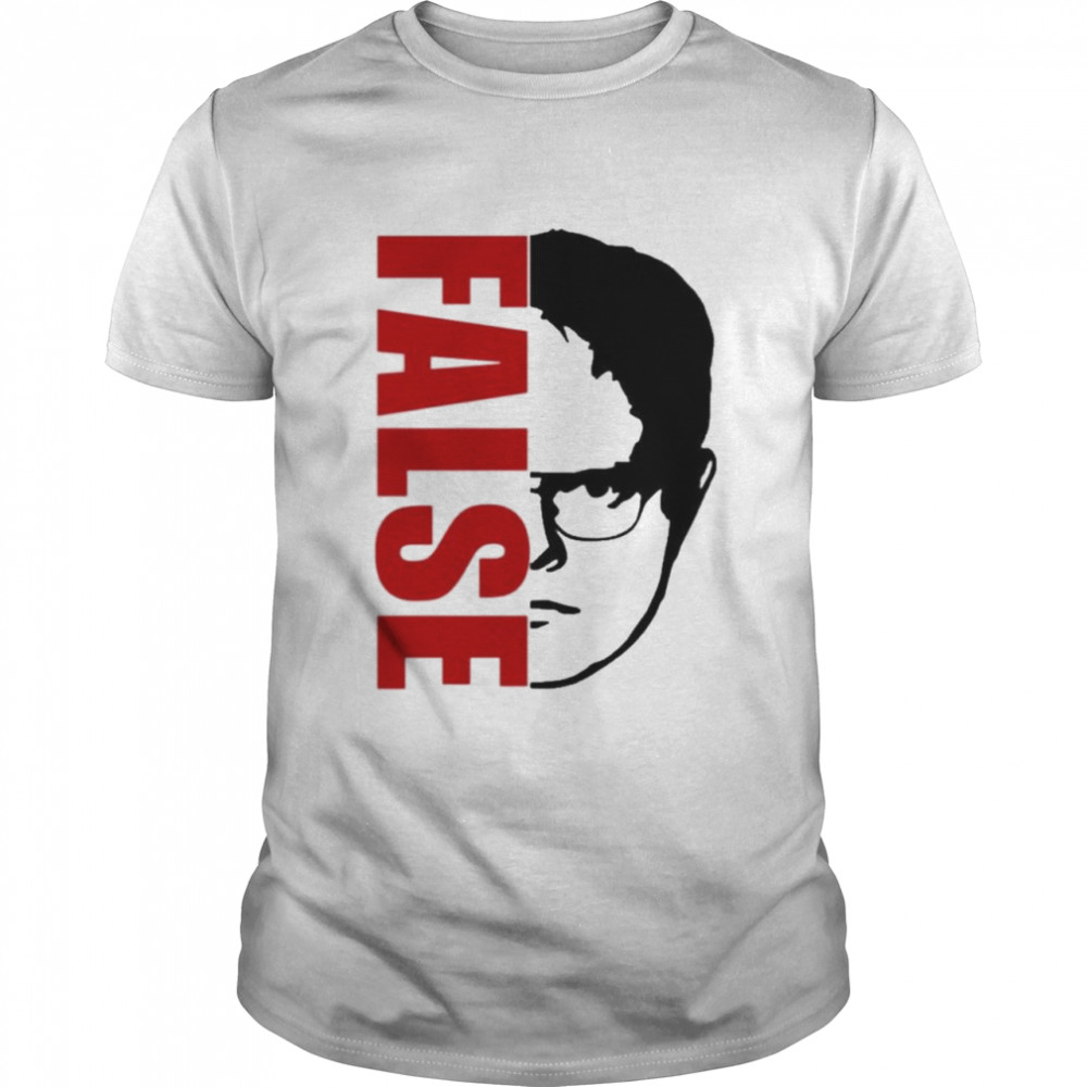 the office dwight schrute false  Classic Men's T-shirt