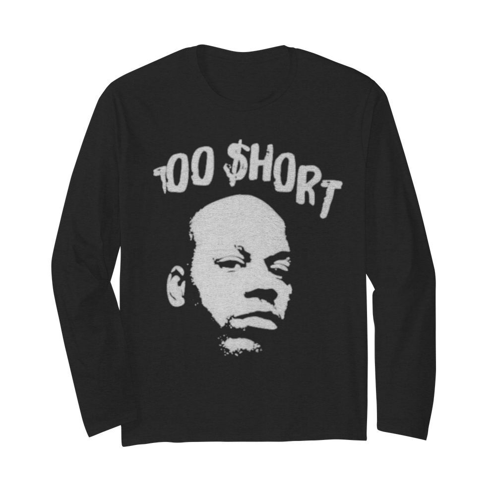 too short merch too $hort stencil art  Long Sleeved T-shirt 