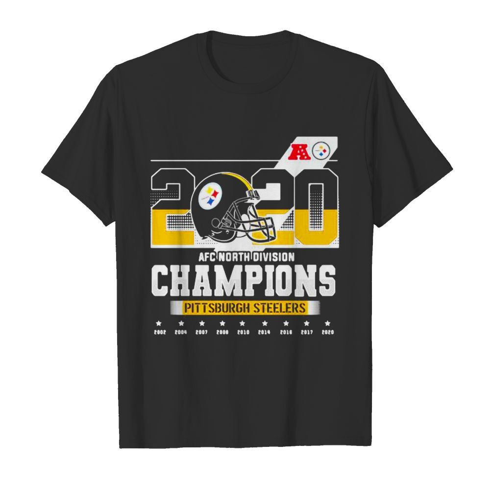 2020 Afc North Division Champions Pittsburgh Steelers shirt