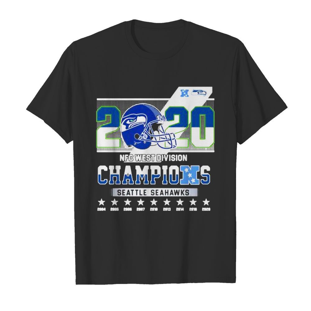 2020 Nfc West Division Champions Seatle Seahawks Stars shirt