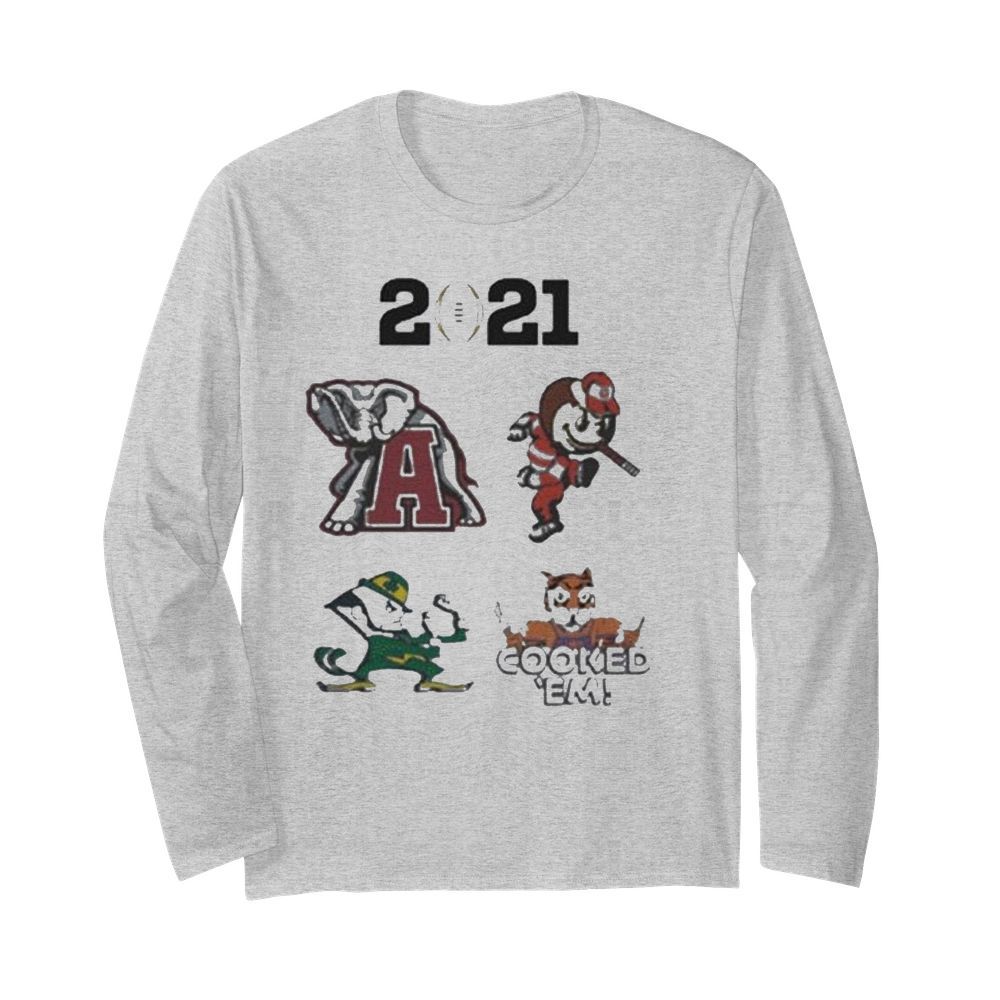 2021 College Football Playoff  Long Sleeved T-shirt 