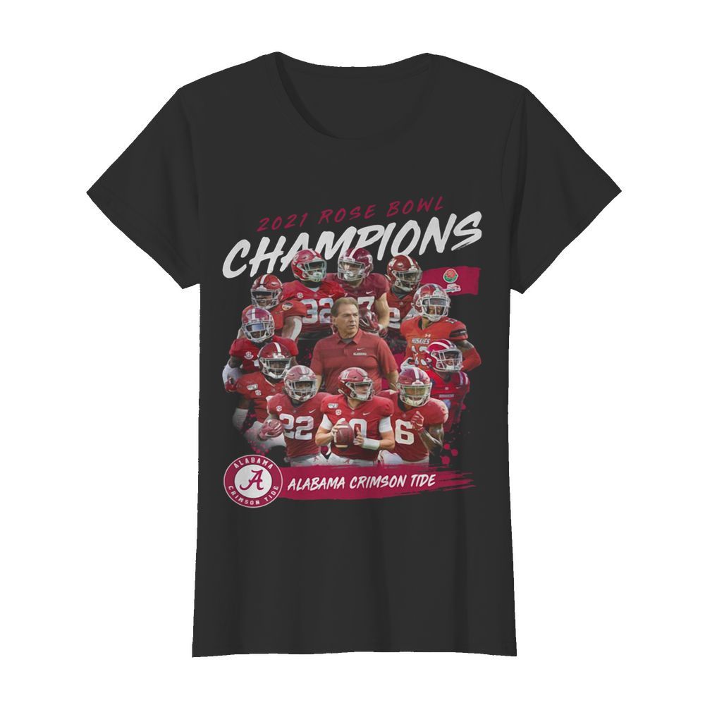 2021 Rose Bowl Champions Alabama Crimson Tide  Classic Women's T-shirt